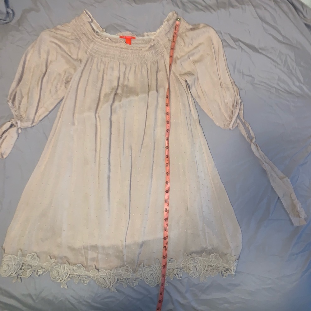 Chelsea and Violet (C&V) swiss dot tunic